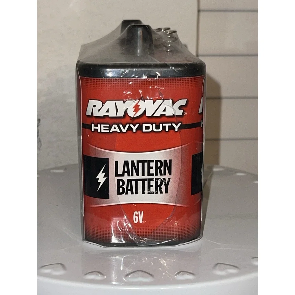 Rayovac Heavy Duty 2-Pack 6V Lantern Battery nib NEW SEALED flashlight batteries